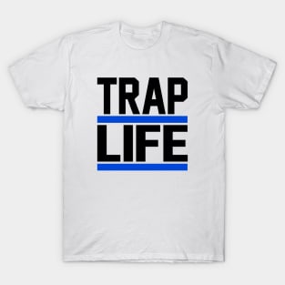 TRAP LIFE blue wht T-Shirt